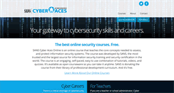 Desktop Screenshot of cyberaces.org