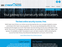 Tablet Screenshot of cyberaces.org